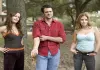 Jacqui Maxwell, Johnny Knoxville und Nikki Griffin.... Ent.