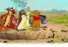 Winnie Puuh - (L-R) Tigger, Kanga, Roo, Owl, Rabbit,...eyore