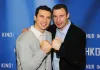 Pressekonferenz am 7.4.2011 in Berlin: Wladimir (l.)...chko'
