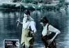 Ein Goldfisch an der Leine