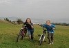 Kopfber - Sascha und Elli beim Radfahren