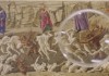 Botticelli Inferno - Detailaufnahme der Mappa dell  Inferno