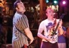 (L to R) Dave (VINCE VAUGHN) guitar battles it out...sive'