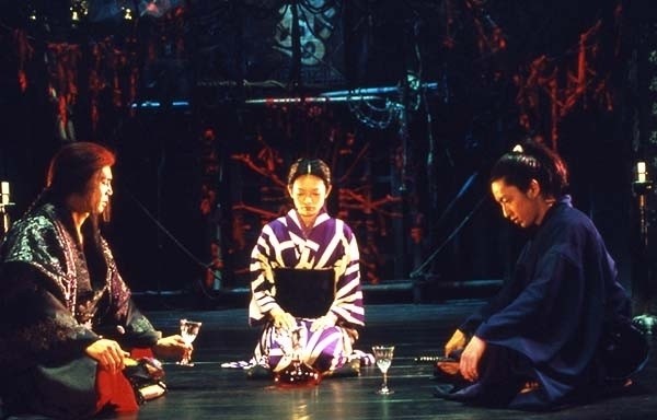 l: Masaya Kato, m: Kanae Uotani, r: Takao Osawa in Aragami