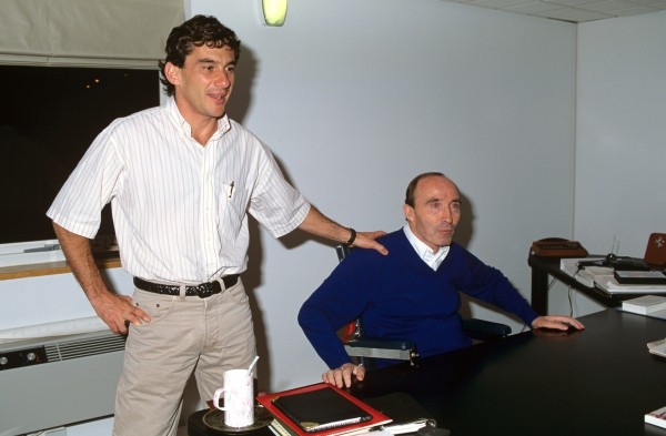 Senna - Ayrton Senna and Frank Williams at Visitas ou...1993.