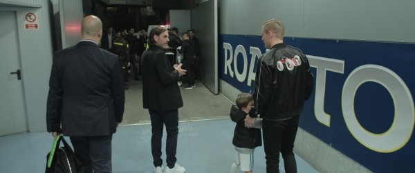 Kroos - Toni Kroos mit seinem Sohn Leon und seinen...v.l.)