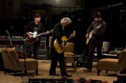 Jimmy Page, The Edge und Jack White in 'It Might Get Loud'