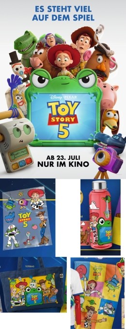 'Toy Story 5' - Überraschungs-Fanpakete mit Sticker,...ndtuch