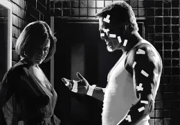 Sin City - Carla Gugino und Mickey Rourke