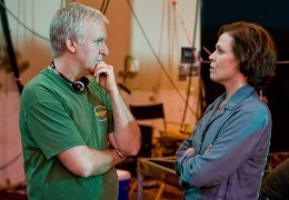 Avatar - Regisseur James Cameron und Sigourney Weaver