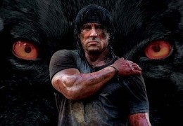 Teaser-Plakat fr das 5. 'Rambo'-Actionabenteuer