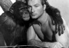 Cheetah mit Johnny Weissmller (als Tarzan)