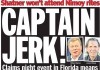 Daily News Schlagzeile: Captain Jerk