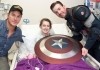 Chris Pratt und Chris Evans im Seattle's Children Hospital
