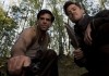 Brad Pitt und Eli Roth in Inglourious Basterds