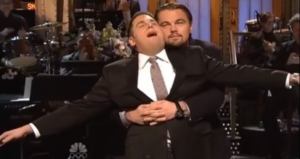 Jonah Hill und Leonardo DiCaprio, Saturday Night Live 2014