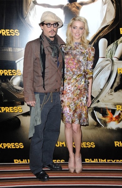 Johnny Depp mit Amber Heard