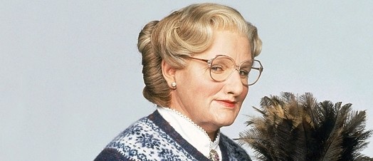 Robin Williams als 'Mrs Doubtfire'