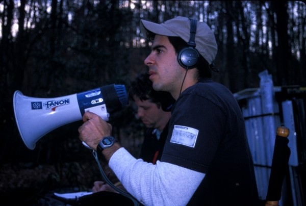 Eli Roth 2002 bei den Dreharbeiten zu 'Cabin Fever'