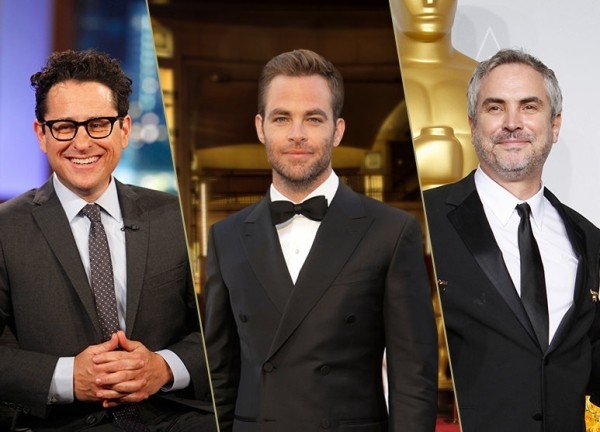 JJ Abrams, Chris Pine und Alfonso Curarn...ungen