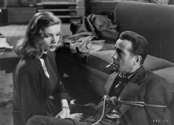 Lauren Bacall und Humphrey Bogart in Tote schlafen fest