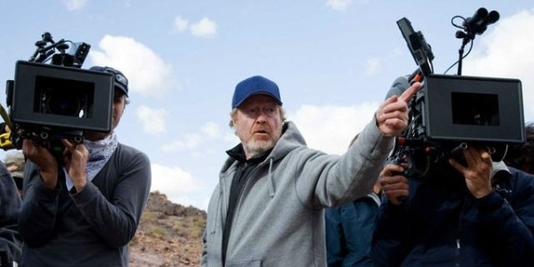 Ridley Scott bei den Dreharbeiten zu Exodus: Gods and Kings