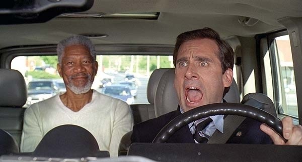 Gott (MORGAN FREEMAN) und Evan Baxter (STEVE CARELL)