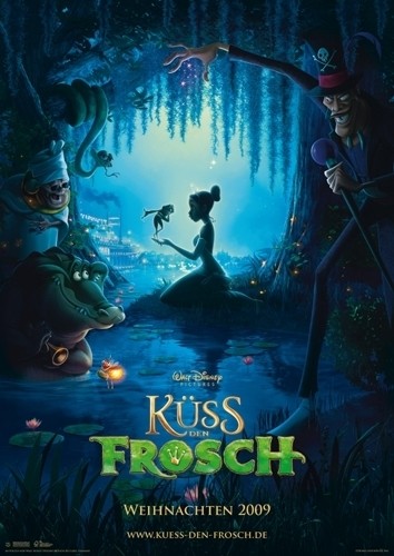 Kss den Frosch - Plakat