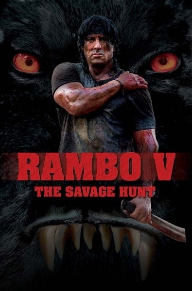 Teaser-Plakat fr das 5. 'Rambo'-Actionabenteuer