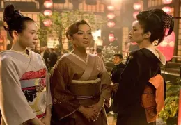 Ziyi Zhang, Michelle Yeoh und Gong Li  2005 Warner.... Ent.