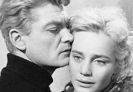 Jean Marais mit Maria Schell, in 'Le notti bianche' (1957)