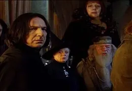 v.l.n.r.: Pedja Bjelac, Alan Rickman, Maggie Smith,...wling.