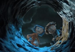 (l-r) Coraline (voiced by Dakota Fanning) and Wybie...ures.