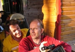Filmemacher Z do Rock und Kameramann Christoph...rbahn