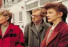 Mia Farrow, Woody Allen und Judy Davis in 'Ehemänner...auen'