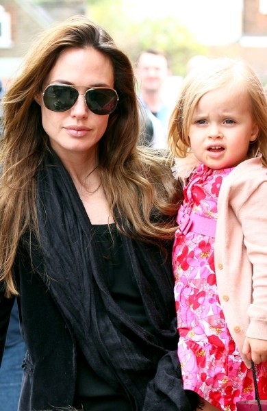 Angelina Jolie mit ihrer Tochter Vivienne