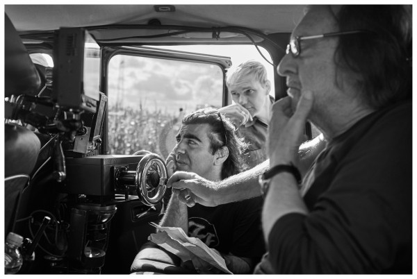 Tschick - Kameramann Rainer Klausmann mit Regisseur...m Set